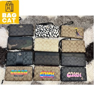 Sẵn ví dài coach chính hãng bao check