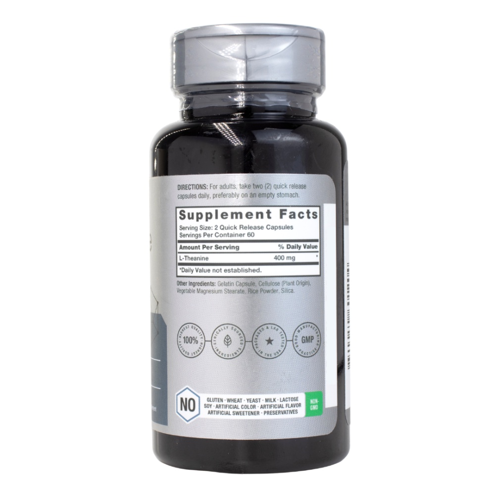 Viên Uống Hỗ Trợ Giảm Stress Cải Thiện Sự Tập Trung Horbaach L-Theanine 400mg 120 Viên