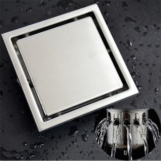 Ga thoát sàn ngăn mùi Inox SUS 304 - Chống mùi hôi và côn trùng - Thiết kế sang trọng - 2 loại mặt hở và mặt kín