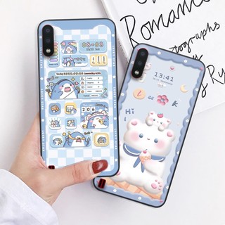 Ốp lưng Samsung A01 / A02 / A10 / M10 gấu, thể thao cá tính bo viền cute siêu bền