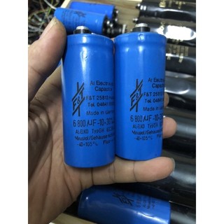 1 cặp Tụ điện F&T 6800uf 40V tháo máy