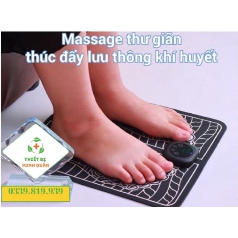 Máy massage bàn chân, Thảm massage chân, Nệm mát xa bàn chân, Máy massage chân EMS HM-C3