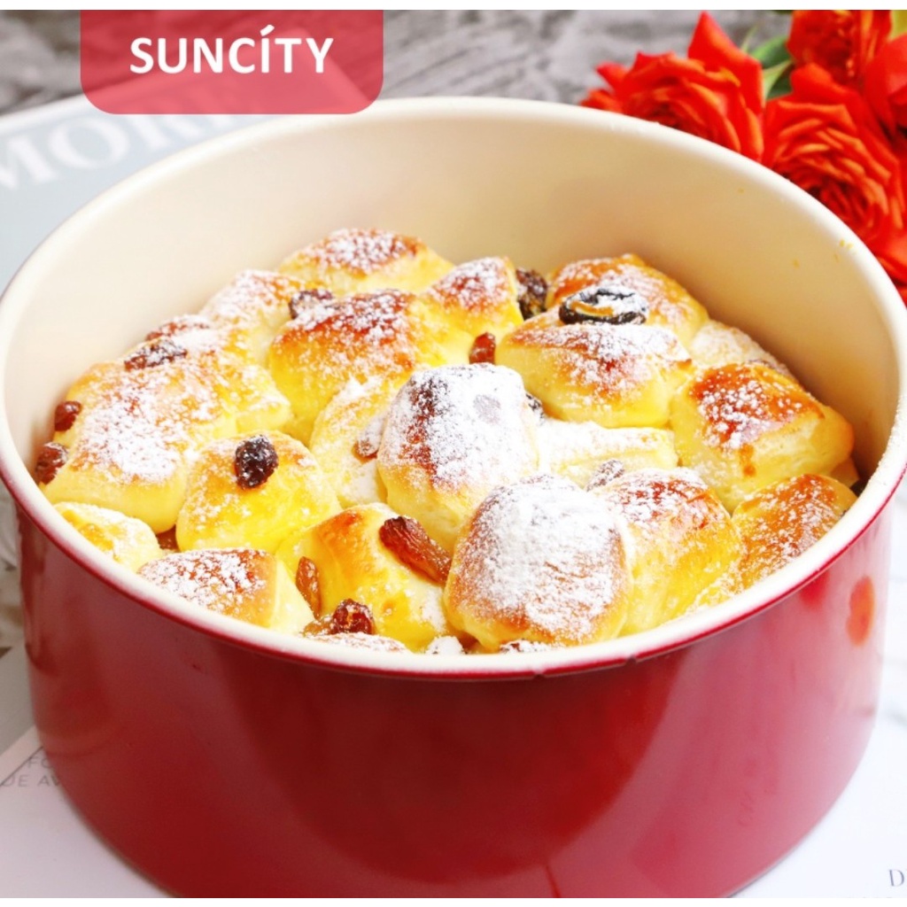 Khuôn tròn đế rời Suncity- 6”: 16.5*16.5*8cm.