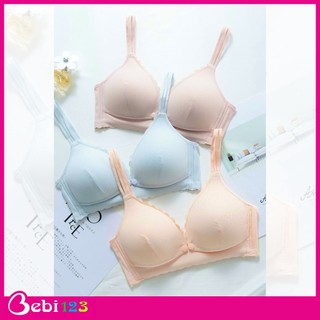 Áo ngực lót cho con bú kẻ sọc cho mẹ mở ngoài tiện lợi