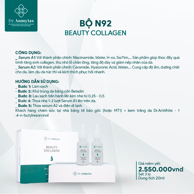 Detox skin – N92 Beauty Collagen Thải độc da, trẻ hóa da