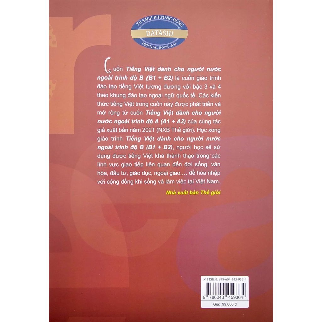 Sách Tiếng Việt Dành Cho Người Nước Ngoài - Trình Độ B1+B2