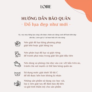 Bộ Đồ Ngủ Lụa Basic Trắng Viền Đen Thanh Lịch Loirechic LPD21