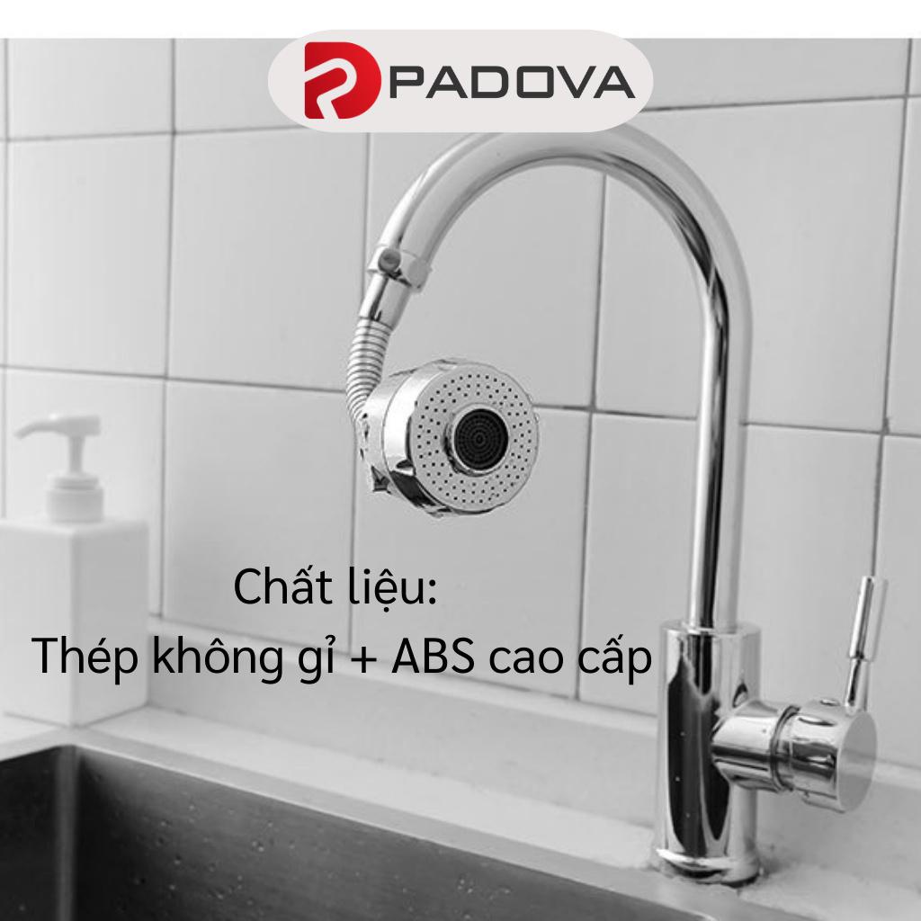 Đầu Nối Vòi Nước Rửa Chén Tăng Áp Xoay 720 Độ Với 2 Chế Độ Nước Chảy PADOVA 8359