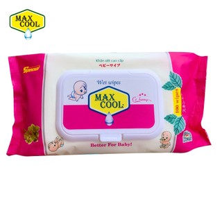 1 gói khăn ướt max cool 100 tờ