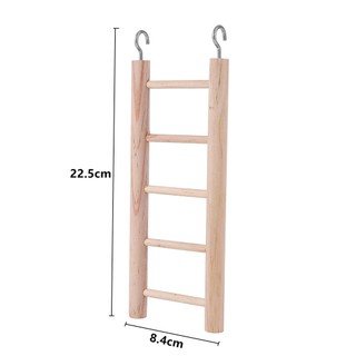 Bộ đồ chơi chim cưng, Thang gỗ Vẹt Lovebird, Xích đu, Cầu thang, Khung leo núi