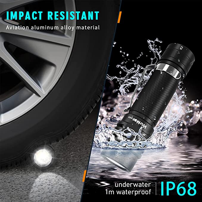 Đèn sạc Wurkkos WK03 USB C 1800lm SST40 18650 EDC thiết kế đơn giản nhỏ gọn