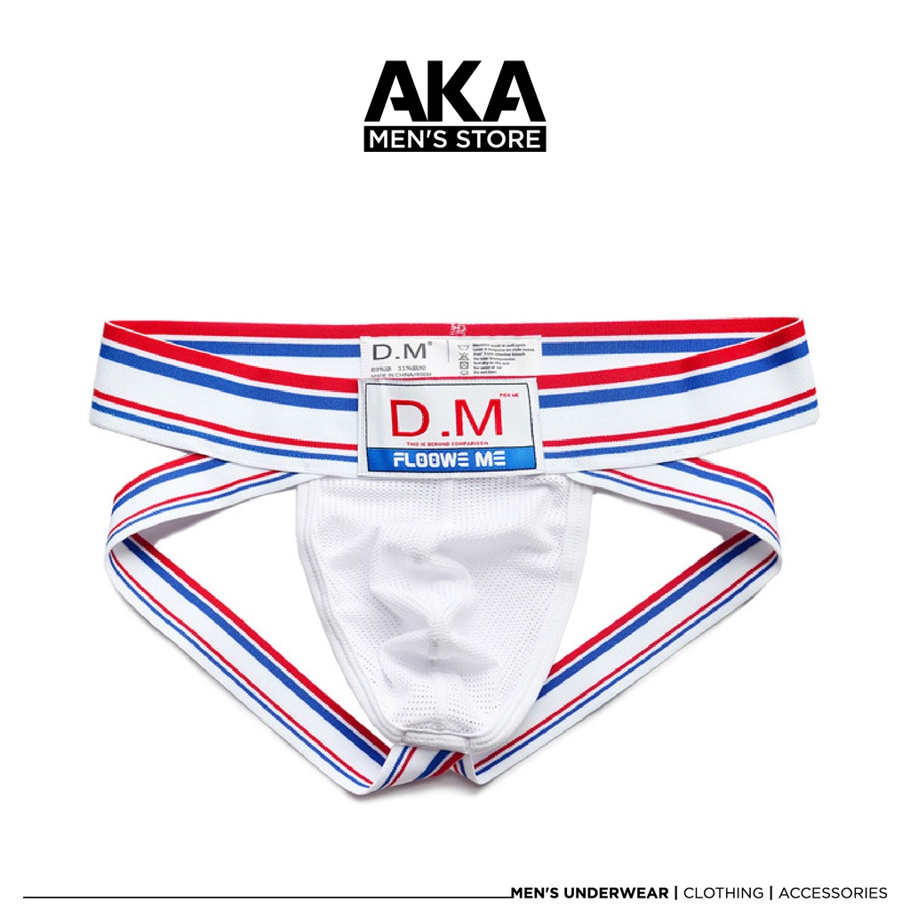 SIÊU PHẨM Jockstrap D.M cao cấp Thun đục lỗ - quần lót nam D.M