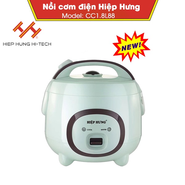 Nồi Cơm Điện Hiệp Hưng Cao Cấp CC88 Lòng Niêu Dày Dặn, Tặng Kèm Giá Hấp, BH Chính Hãng 24 Tháng