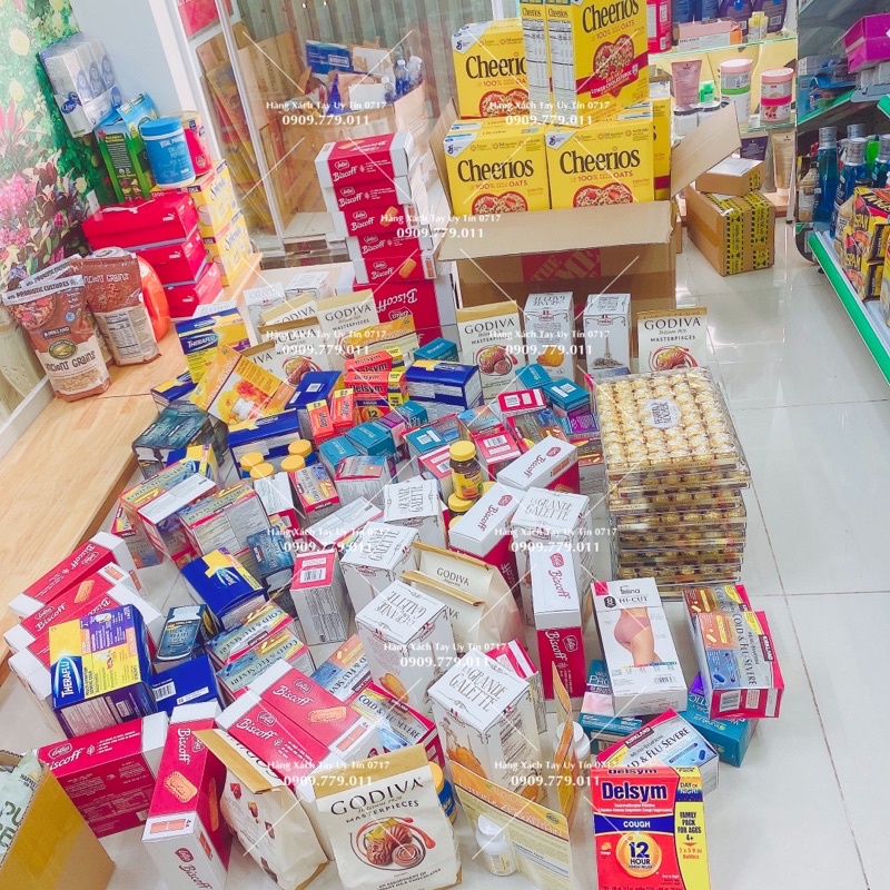 Bánh quy giòn Lotus Biscoff Châu Âu nhập Mỹ hộp 1kg