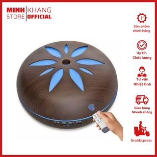 Máy xông tinh dầu - cánh hoa -vân gỗ