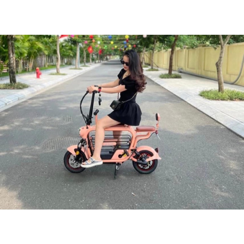 Xe điện mini LIHAZE 3 yên mẫu mới, pin Lithium 48V-15a, Hàng chính hãng