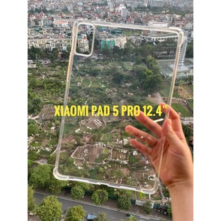 Ốp lưng Xiaomi Pad 5 Pro 12.4inch dẻo trong suốt chống sốc 4 góc
