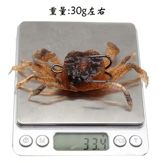 Mồi cua giả câu cá kèm móc câu size lớn, Mồi Câu Cá Giả Hình Con Cua Mềm Mại Ba Chiều