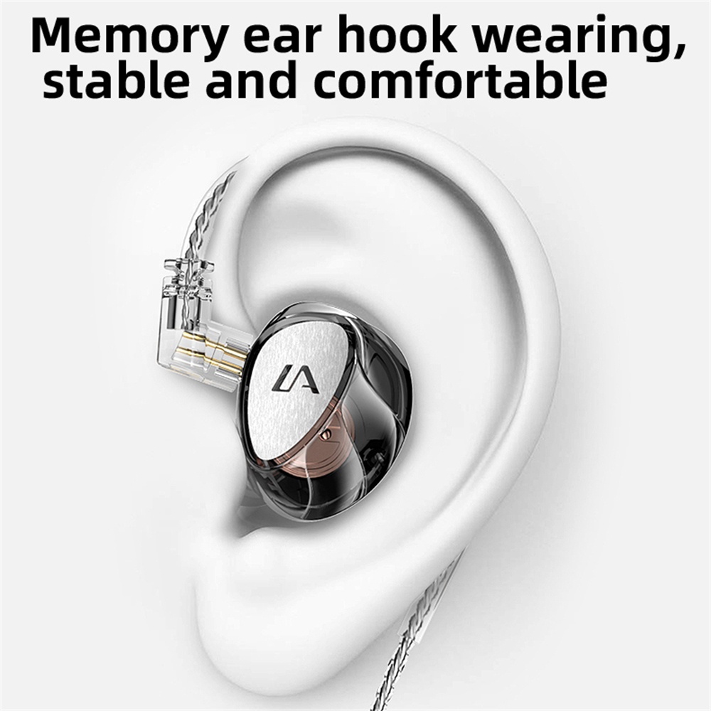 Tai Nghe Thể Thao Lafitear LF1 Âm Thanh Vòm HIFI Có Dây Hai Nam Châm Kèm Mic