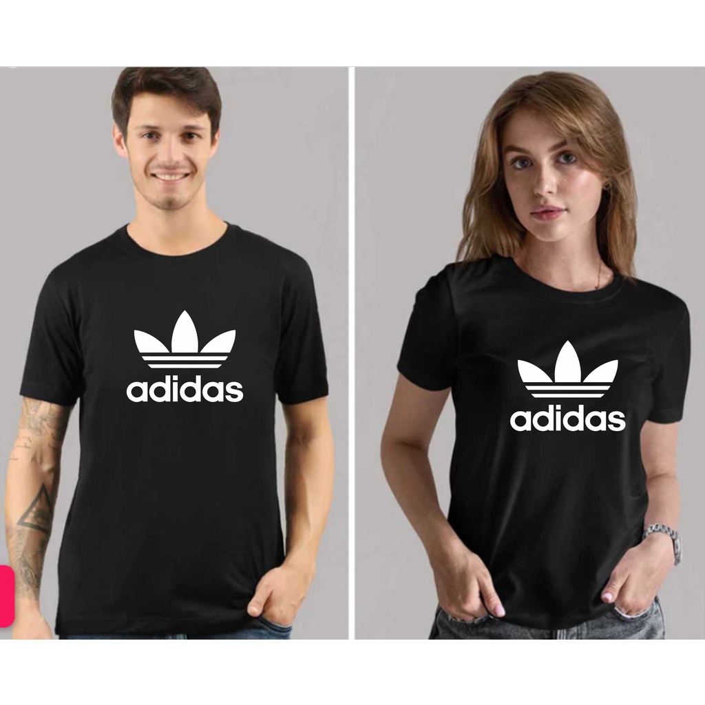 AT 33 Áo phông Adidas nam nữ cổ tròn tay ngắn chất cotton basic , Áo Thun Nam Nữ Cộc Tay Mềm Mịn Thấm Hút Mồ Hôi