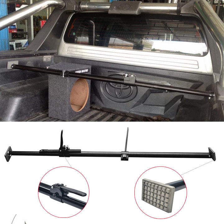 Thanh kim loại cố định hàng hóa trên thùng xe bán tải Isuzu Dmax