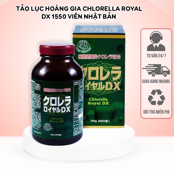 Tảo Lục Hoàng Gia Chlorella Royal DX 1550 Viên Nhật Bản