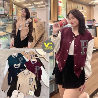 Áo khoác bomber dạ tweed pp nữ cá tính hàn quốc vietcen