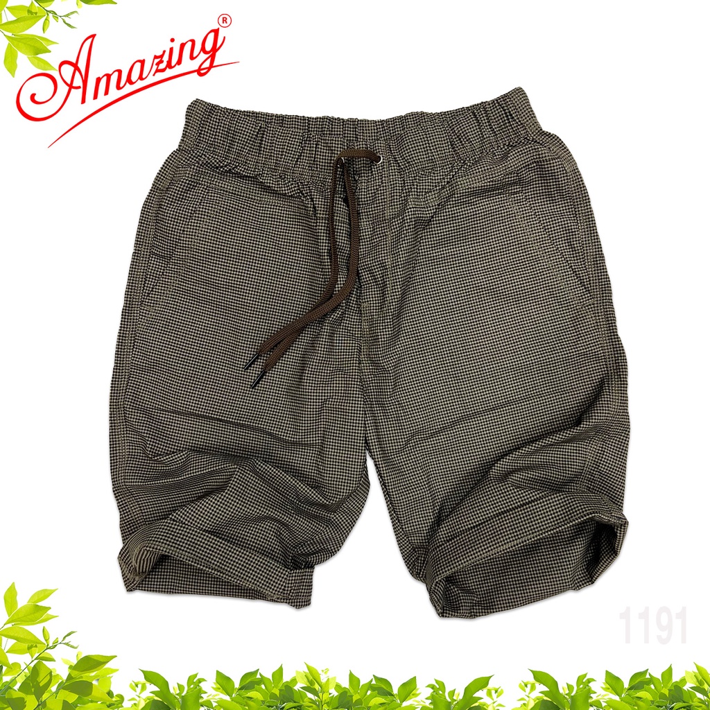 Short bố caro lưng thun, quần đùi Amazing cao cấp,chất vải hút mồ hôi tốt, màu sắc trung tính unisex