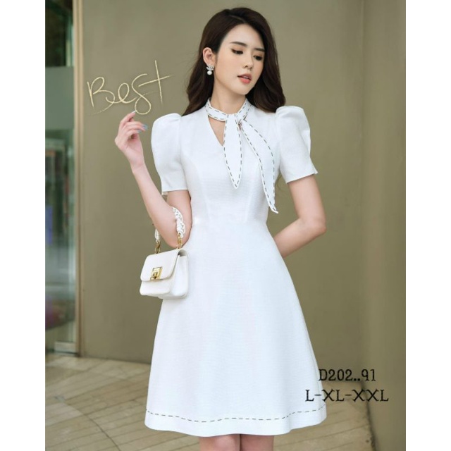 Đầm Big Size Cột Nơ