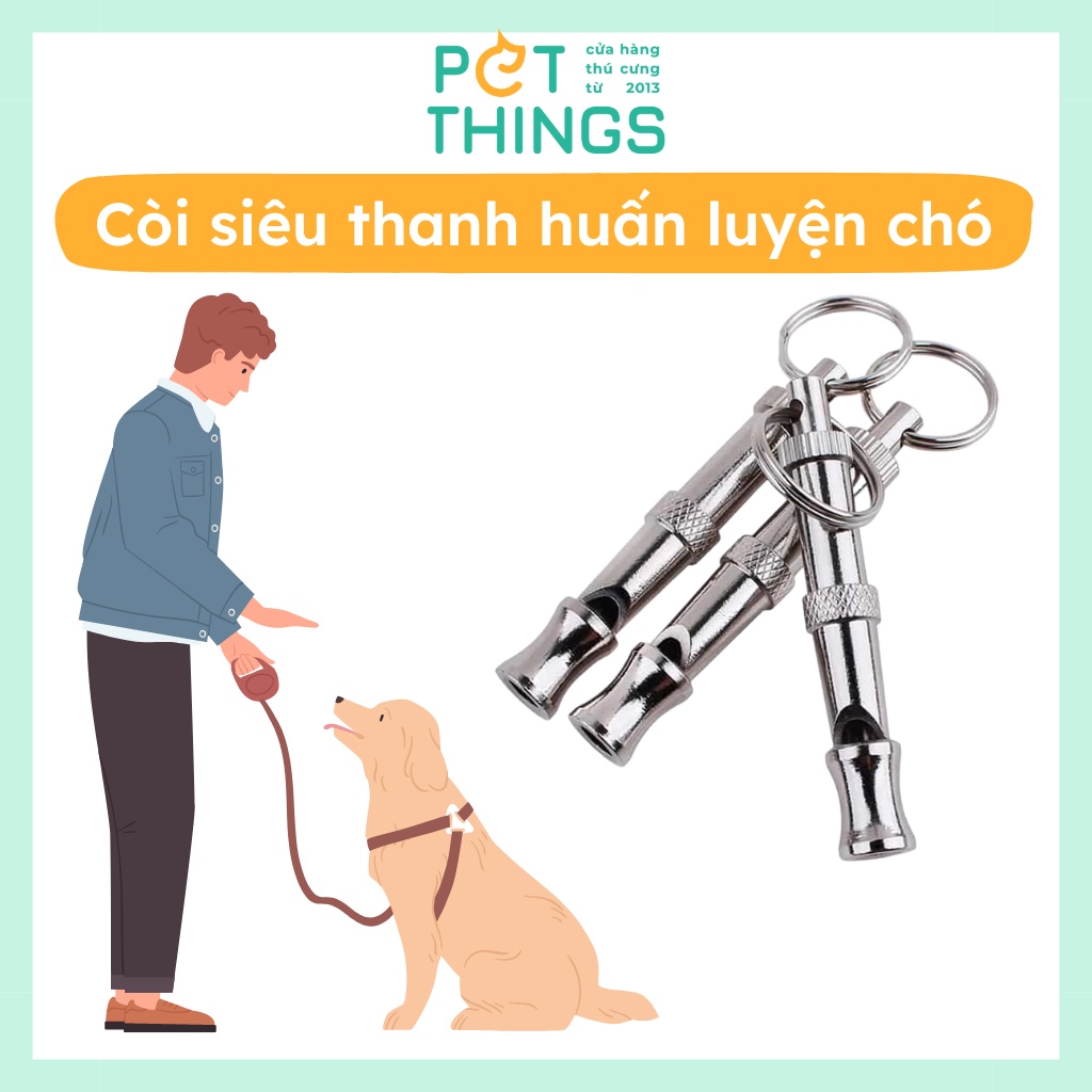 Còi siêu thanh huấn luyện chó