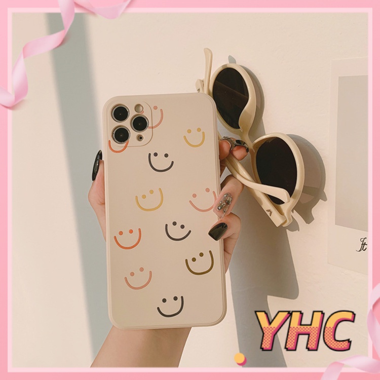 ốp iphone Họa Tiết Mặt Cười Đơn Giản Thời Trang tương thích iPhone 6s 6splus 7 7plus 8 8plus X XS XSMAX 11 12 Pro Max Plus Promax-893