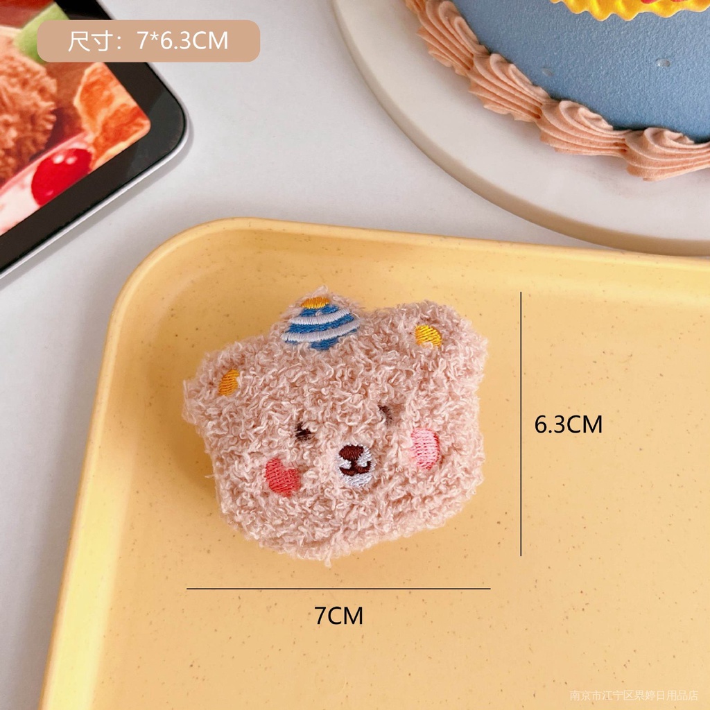 Kẹp Tóc 2 Đầu Hình Gấu Bông Dễ Thương Phong Cách Nhật Bản