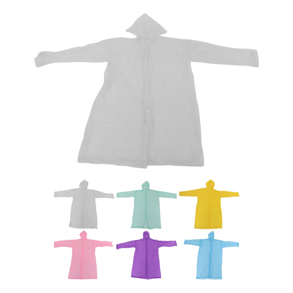 Có thể bán buôn Áo mưa di động chống thấm nước đa năng có mũ trùm và tay áo thể tái sử dụng cho người lớn Unisex Vermont055 Hàng giao ngay