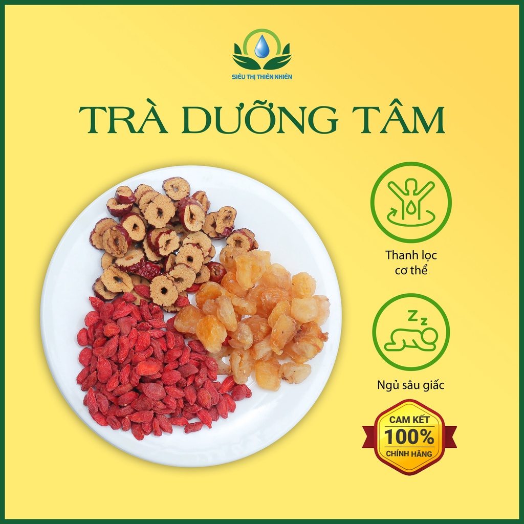 Trà Long Nhãn, Kỷ Tử, Táo Đỏ, Trà Dưỡng Tâm - Siêu Thị Thiên Nhiên