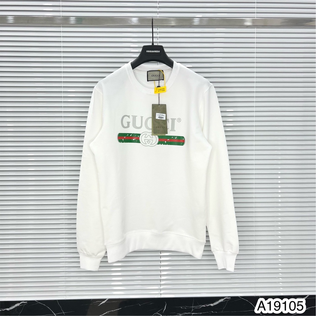 Áo Sweater GC basic Nam Nữ, áo nỉ Form rộng chất nỉ bông 1998.Luxury