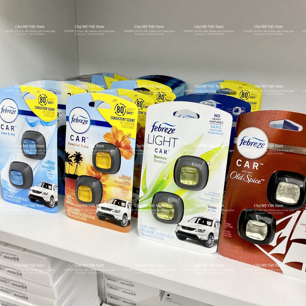 NHẬP MỸ - TINH DẦU THƠM XE FEBREZE