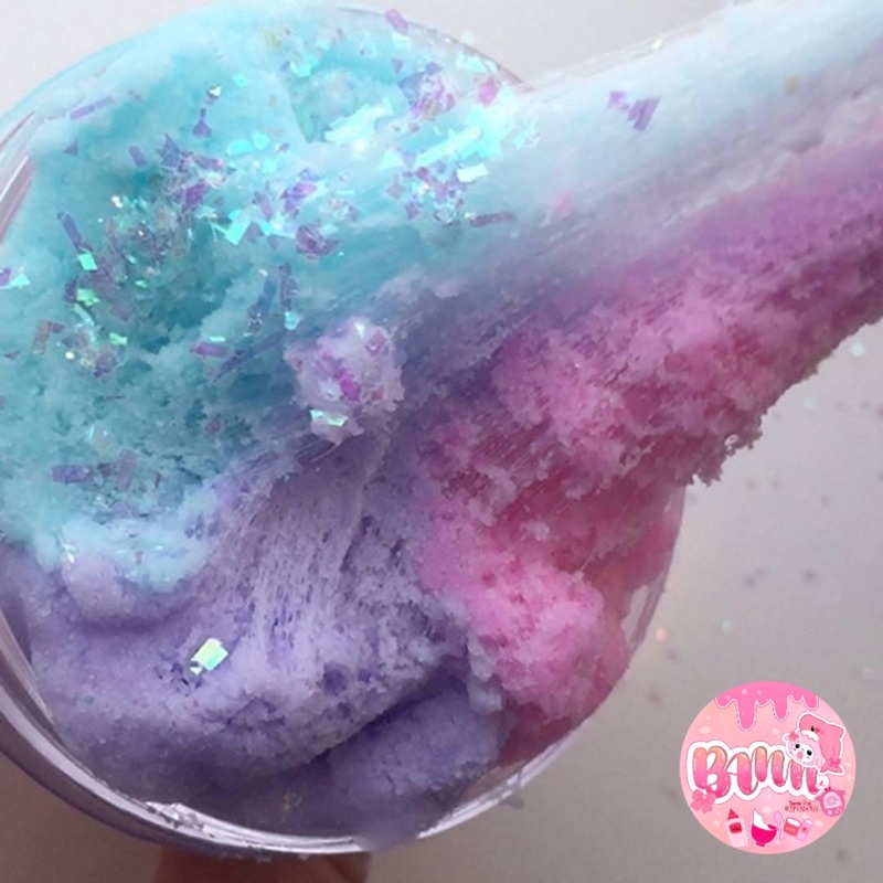 Cloud Slime/Slime mây 3 màu tuyết mỹ siêu tơi