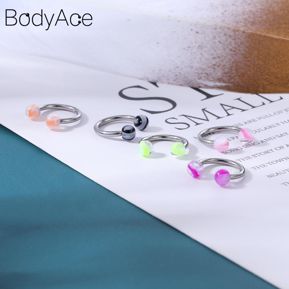 Bộ 4 Khuyên Mũi Hình Móng Vuốt Rồng Bằng Thép Không Gỉ 16G