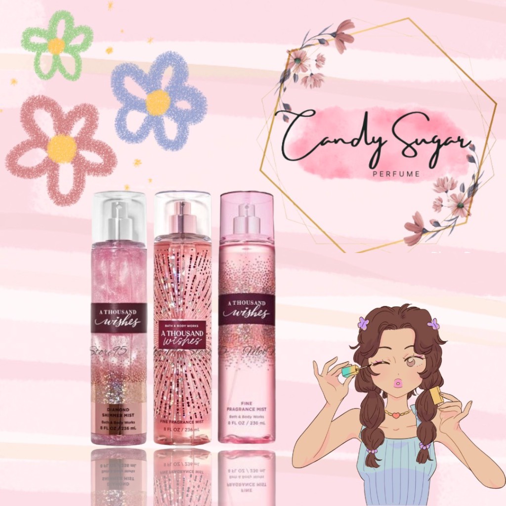 Xịt Thơm Toàn Thân Bath and Body Works A Thousand Wishes
