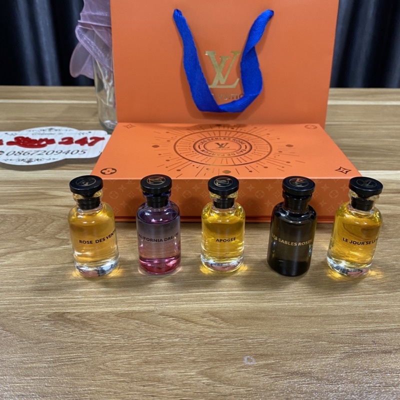 Set 5 chai 10ml Nước hoa LV Les Sables Rose EDP