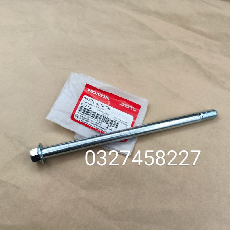 Cốt đùm bánh trước xe WAVE ZX, FUTURE 1 zin Honda