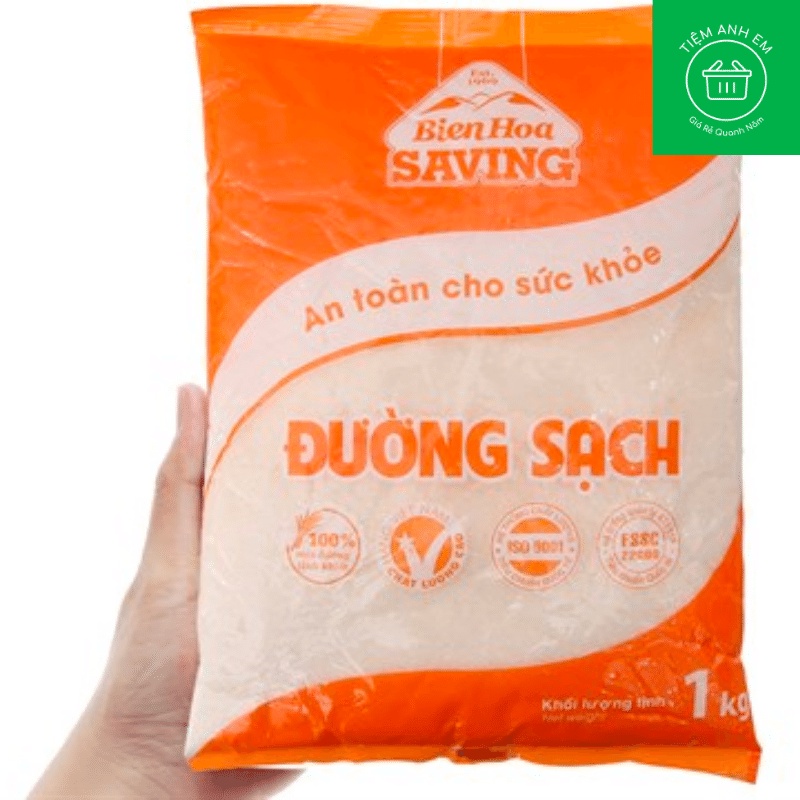 Đường sạch Biên Hòa Saving tốt cho sức khoẻ gói 1kg