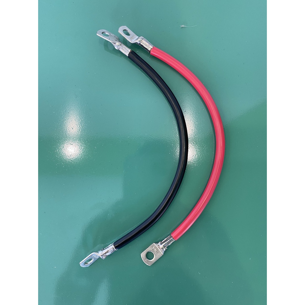 Dây nguồn acquy 10mm lõi đồng, bấm cos sẵn 2 đầu