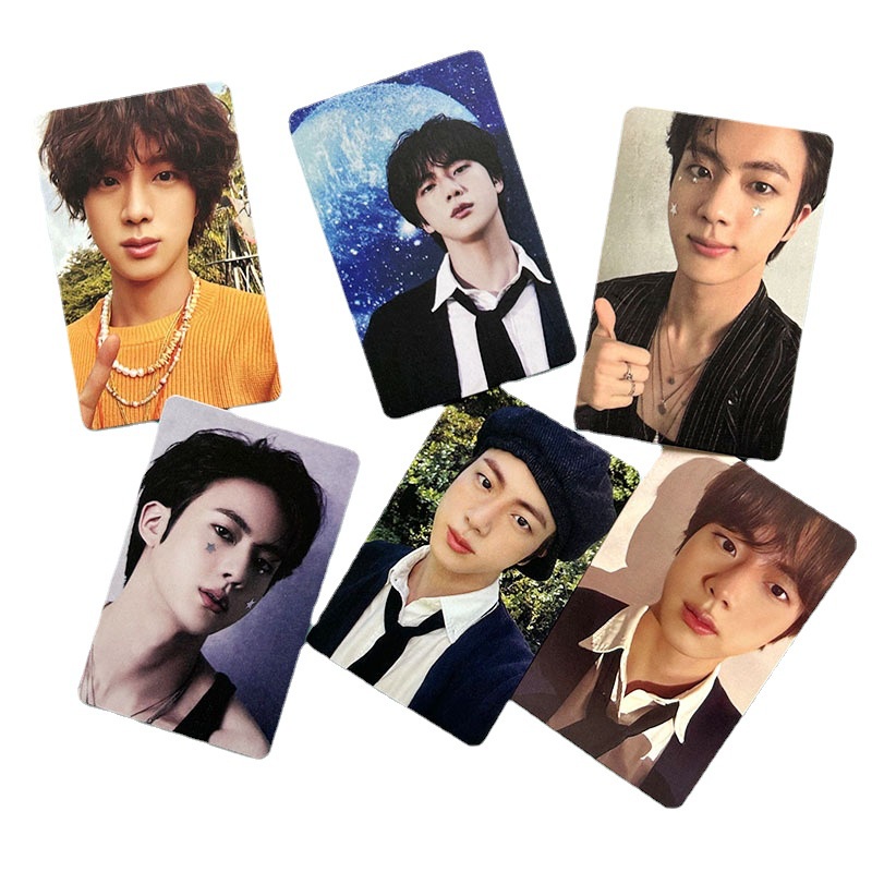 Bộ Thẻ Hình Các Thành Viên Nhóm Nhạc Kpop JIN The Phi Hành Gia Độc Đáo