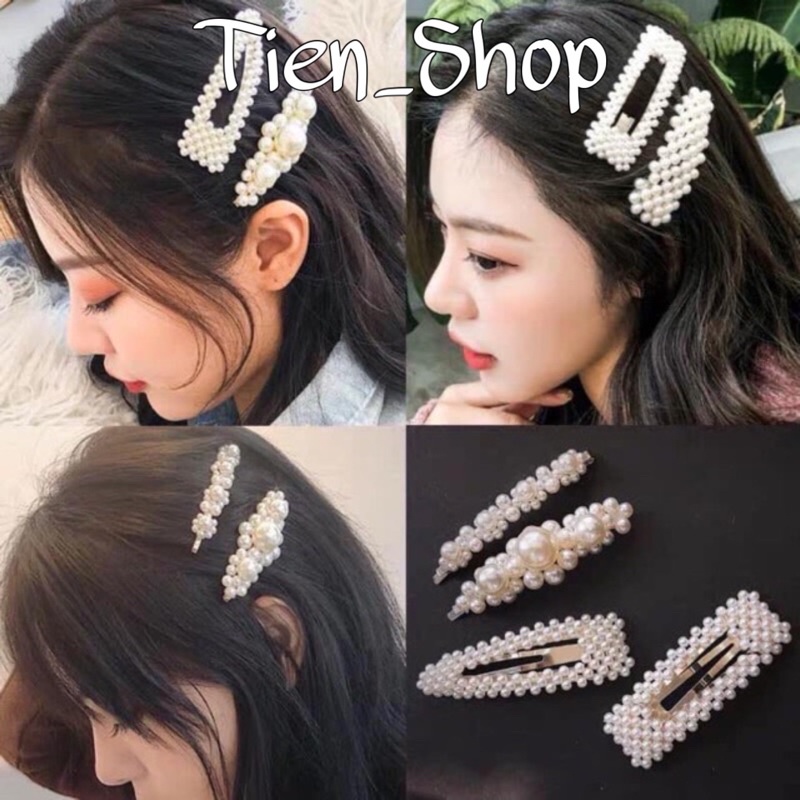 🌸 KẸP TÓC ĐÍNH HẠT HOT GIRL THANH LỊCH🌿