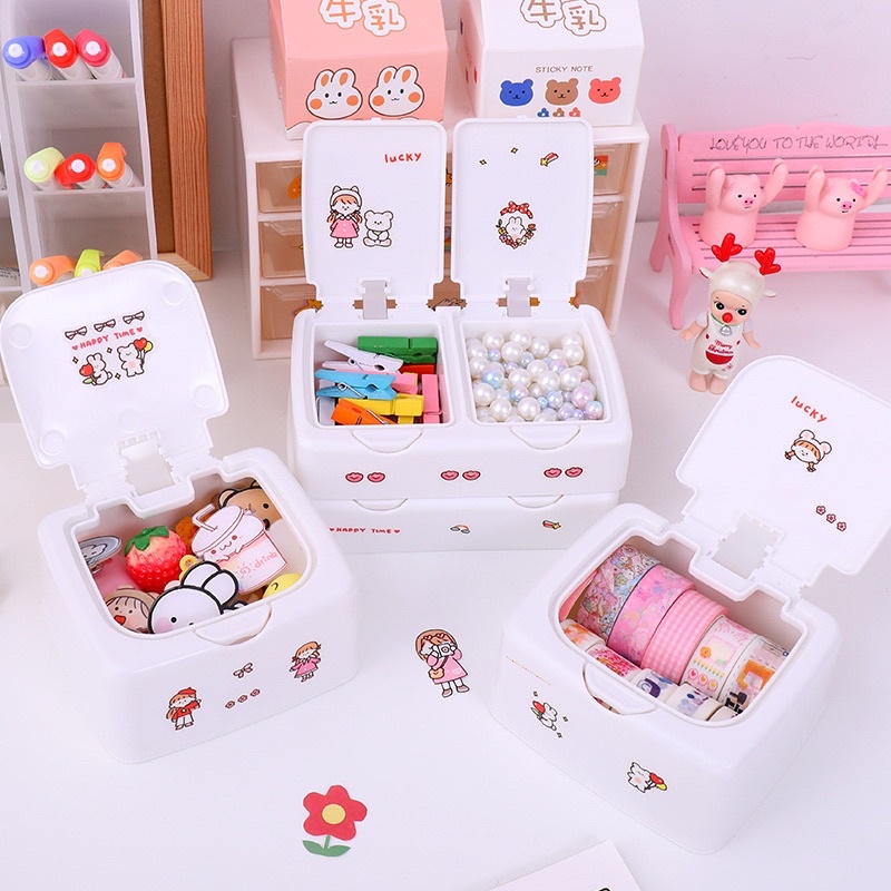 Hộp Mini Đa Năng Có Nút Bấm