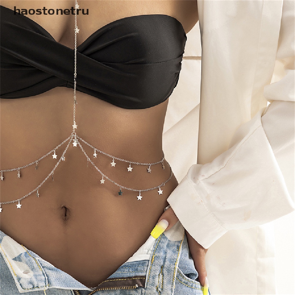 Dây Xích Đeo Hông Tua Rua Trang Trí Bikini Quyến Rũ Cho Nữ