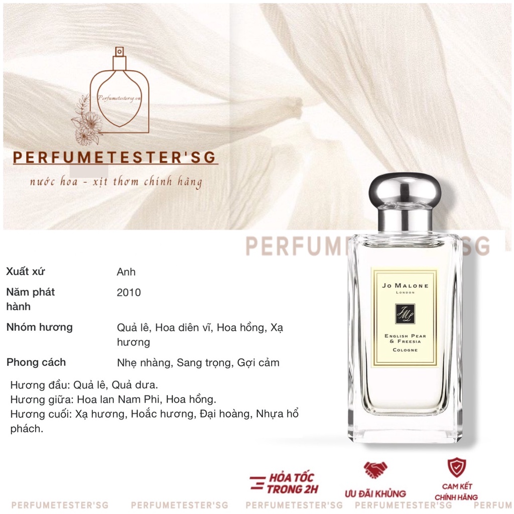 Nước Hoa Jo Malone English Pear & Freesia -𝒑𝒆𝒓𝒇𝒖𝒎𝒆𝒕𝒆𝒔𝒕𝒆𝒓