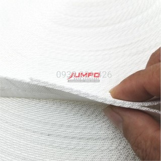 Dây đai polyester 25mm trắng (chiều dài tự chọn)