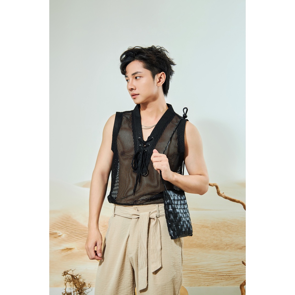 Áo Tank top lưới phom chuẩn đẹp cá tính - Free size